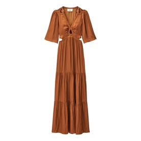 Clyma Cut-Out Flared Dress