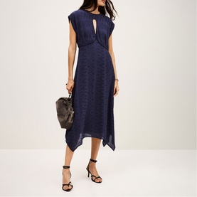 Inaia Printed Asymmetric Dress