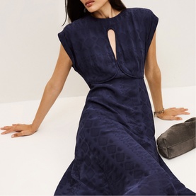 Inaia Printed Asymmetric Dress