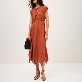 Inaia Printed Asymmetric Dress