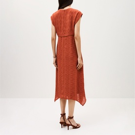 Inaia Printed Asymmetric Dress
