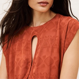 Inaia Printed Asymmetric Dress