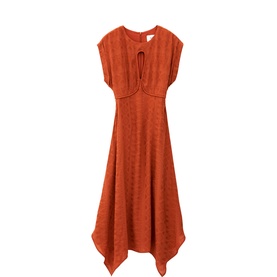 Inaia Printed Asymmetric Dress