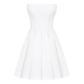 Emmanuela Pleated Mini Dress