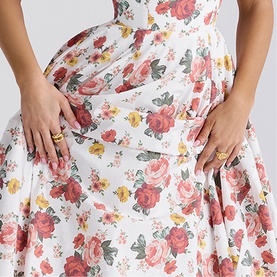 Mademoiselle Rose Tulle Dress