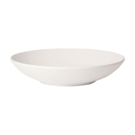 Manufacture Rock Blanc Bowl Flat 24cm