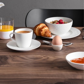 Manufacture Rock Blanc Saucer Coffee Cup