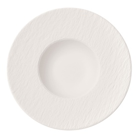 Manufacture Rock Blanc Pasta Plate 28cm