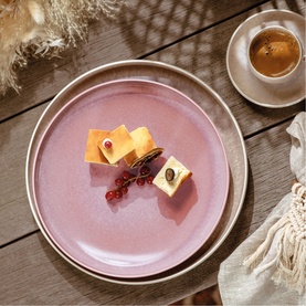 Perlemor Coral Plate 24cm
