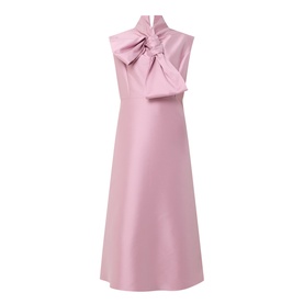 Lauren Bow-Detail Dress