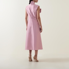Lauren Bow-Detail Dress