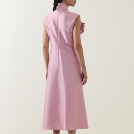 Lauren Bow-Detail Dress