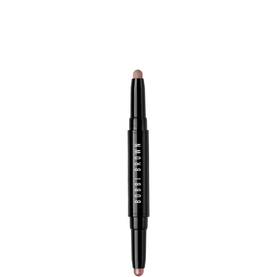 Bobbi Brown Dual-Ended Long-Wear Cream Shadow Stick in Pyrite/Muted Taupe, 1.6g double-ended pencil format