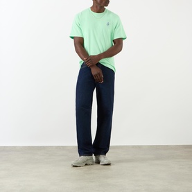 Mid-Rise Straight Leg Jeans
