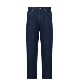 Mid-Rise Straight Leg Jeans