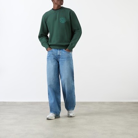 Mid-Rise Wide Leg Jeans