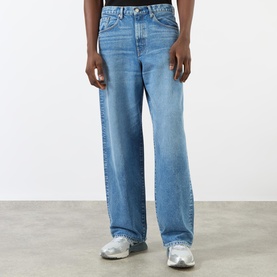 Mid-Rise Wide Leg Jeans
