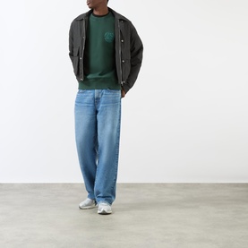 Mid-Rise Wide Leg Jeans