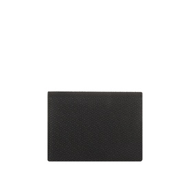 Textured Bi-Fold Leather Cardholder