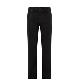 Cindy High-Rise Straight Leg Coated Jeans