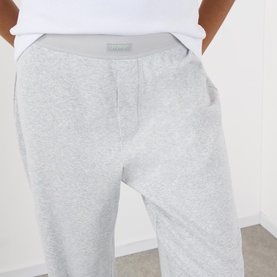 Relaxed Straight Leg Pants Light Heather Grey