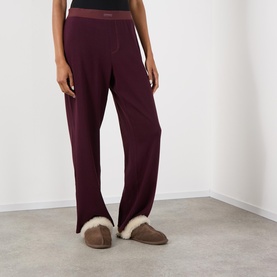 Relaxed Straight Leg Pants Currant