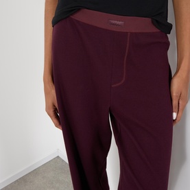 Relaxed Straight Leg Pants Currant