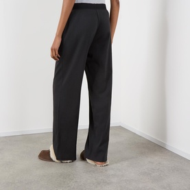 Relaxed Straight Leg Pants Soot