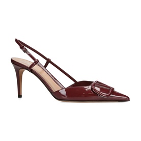 V Logo 80 Slingback Heels