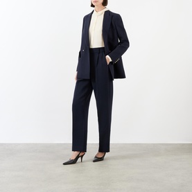 Reso Pleated Straight Leg Trousers