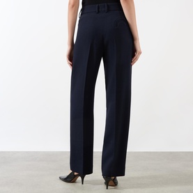 Reso Pleated Straight Leg Trousers