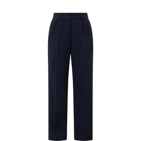 Reso Pleated Straight Leg Trousers