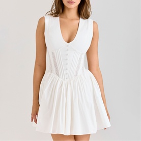 Carmel Flared Mini Dress