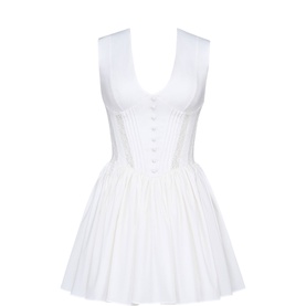 Carmel Flared Mini Dress