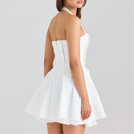 Heidi Halter Flared Mini Dress