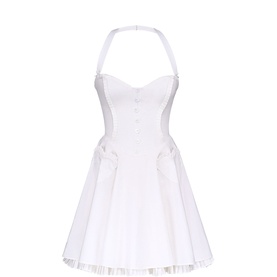 Heidi Halter Flared Mini Dress