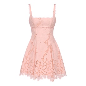 Isla Broderie Anglaise Lace Mini Dress
