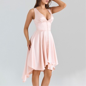 Sabella Asymmetric Handkerchief Dress