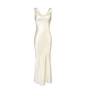 Safaira Draped Open Back Gown