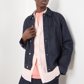 Stripe Trucker Jacket