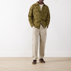 Check Patch Pocket Overshirt