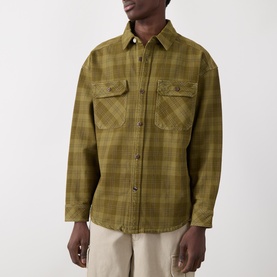 Check Patch Pocket Overshirt