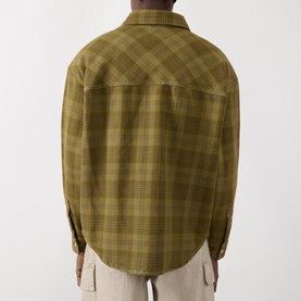 Check Patch Pocket Overshirt