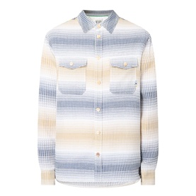 Waffle Stripe Overshirt