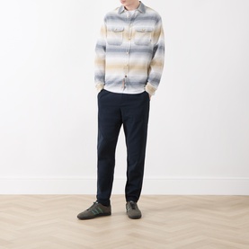 Waffle Stripe Overshirt