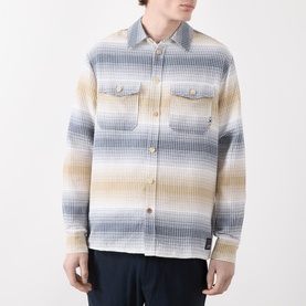 Waffle Stripe Overshirt
