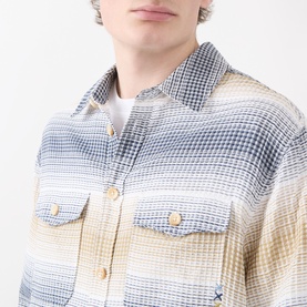 Waffle Stripe Overshirt