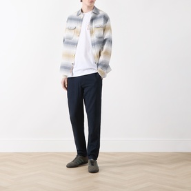 Waffle Stripe Overshirt