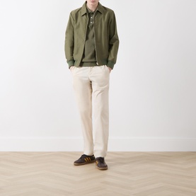 Textured Knitted Polo Shirt