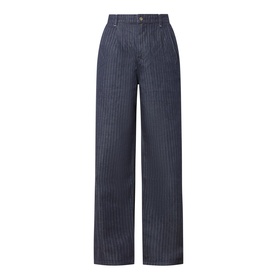 Stripe Straight Leg Jeans